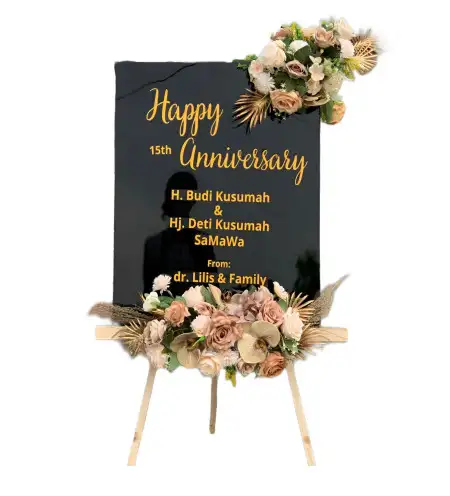 Papan Bunga Akrilik Wolutengah
